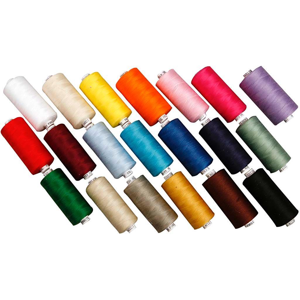 Cotton Sewing Thread, 20 Roll CC41301 Craftsuprint