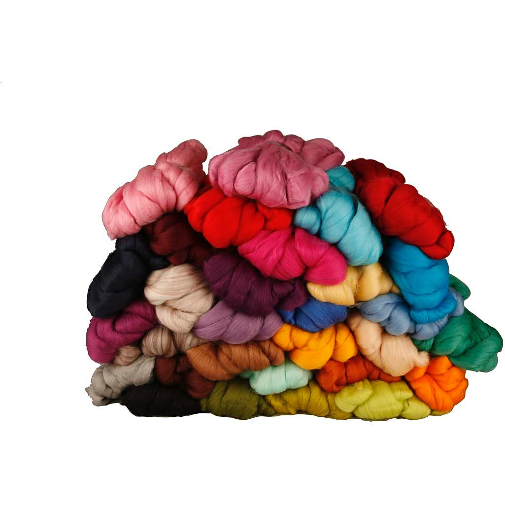 Merino Wool, 19+21 Micron, Asstd Colors, South Africa / Australia