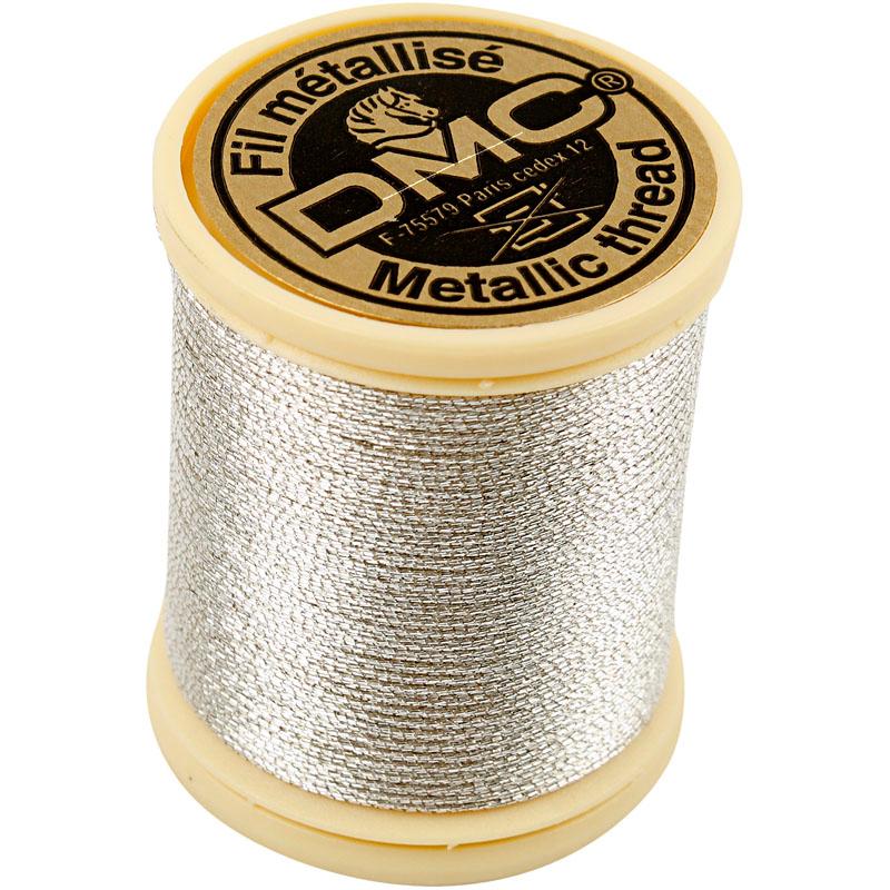 Dmc Metallic Thread, Silver, 40 m CC51536 Craftsuprint