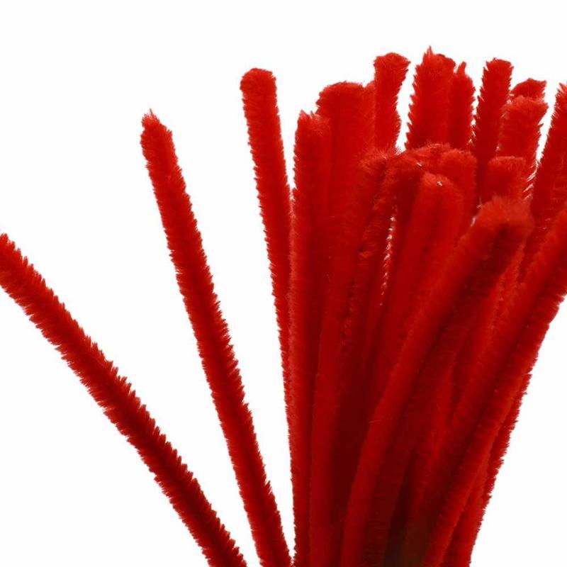 Pipe Cleaners, 9 mm, Red, 25 pc CC51603 Craftsuprint