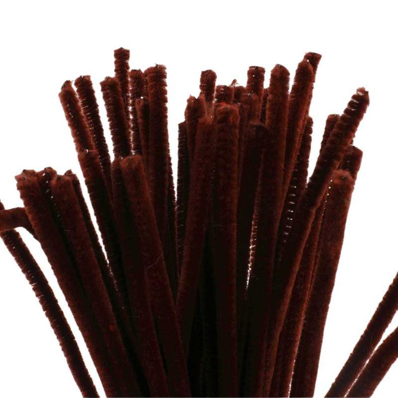 Pipe Cleaners, 6 mm, Antique Red, 50 pc CC51612 Craftsuprint