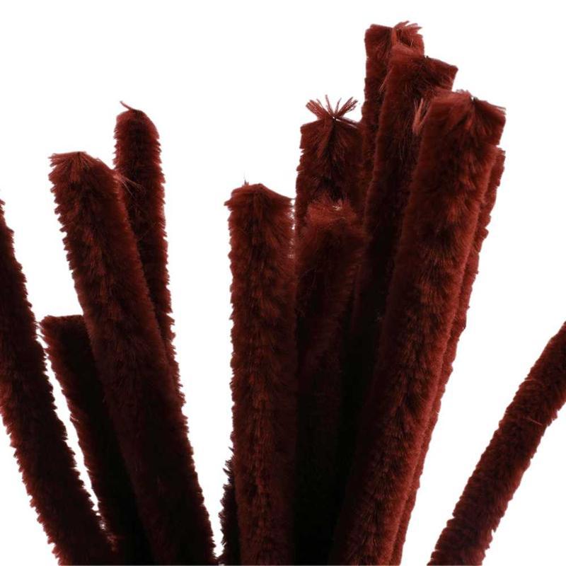 Pipe Cleaners, 15 mm, Antique Red, 15 pc CC51622 Craftsuprint
