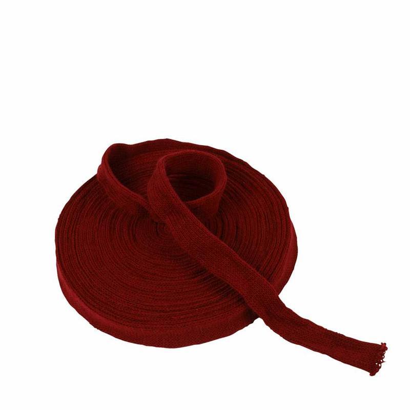 Knitted Tube, 22 mm, Antique Red, 10 m CC53802 Craftsuprint