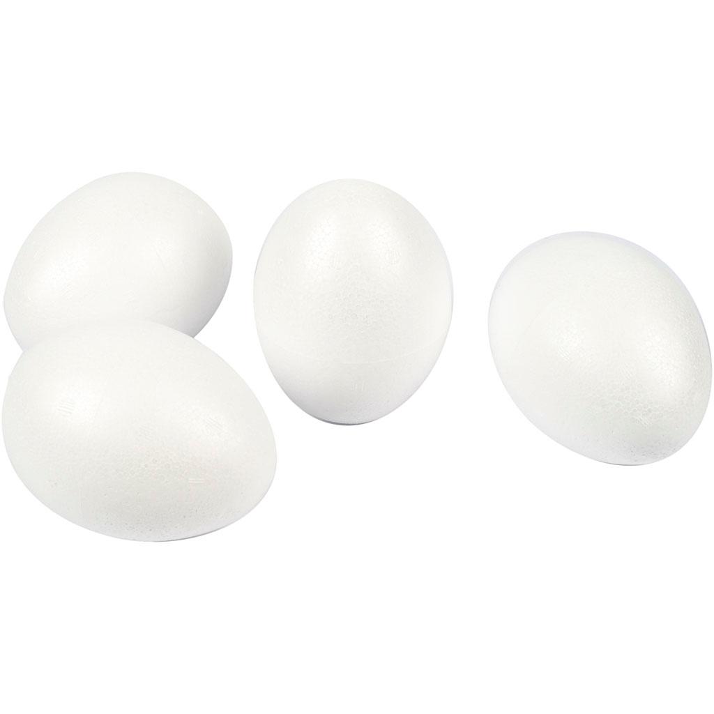 Polystyrene Eggs, 10 cm, 25 pc CC54322 Craftsuprint