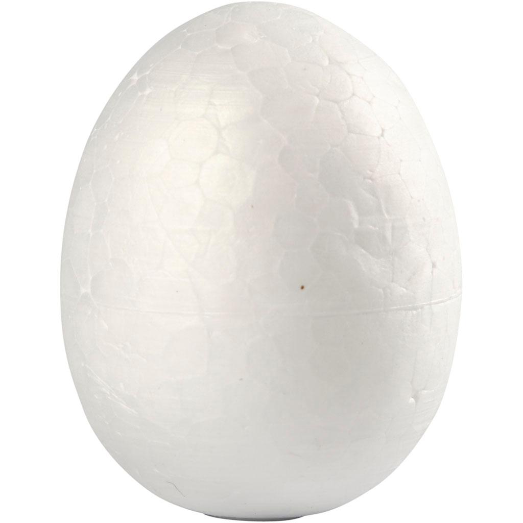 Polystyrene Eggs, 3,7 cm, 10 pc CC543261 Craftsuprint