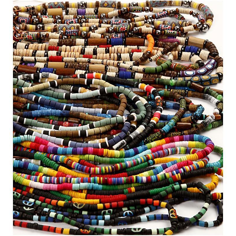 Indian Beads, 510 mm, 10x3 Strands CC69950 Craftsuprint