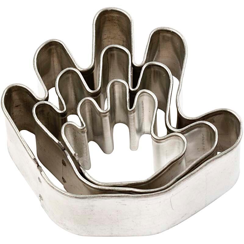 Shape Cutters, 40x45 mm, Hand, 1 Set CC78792 Craftsuprint