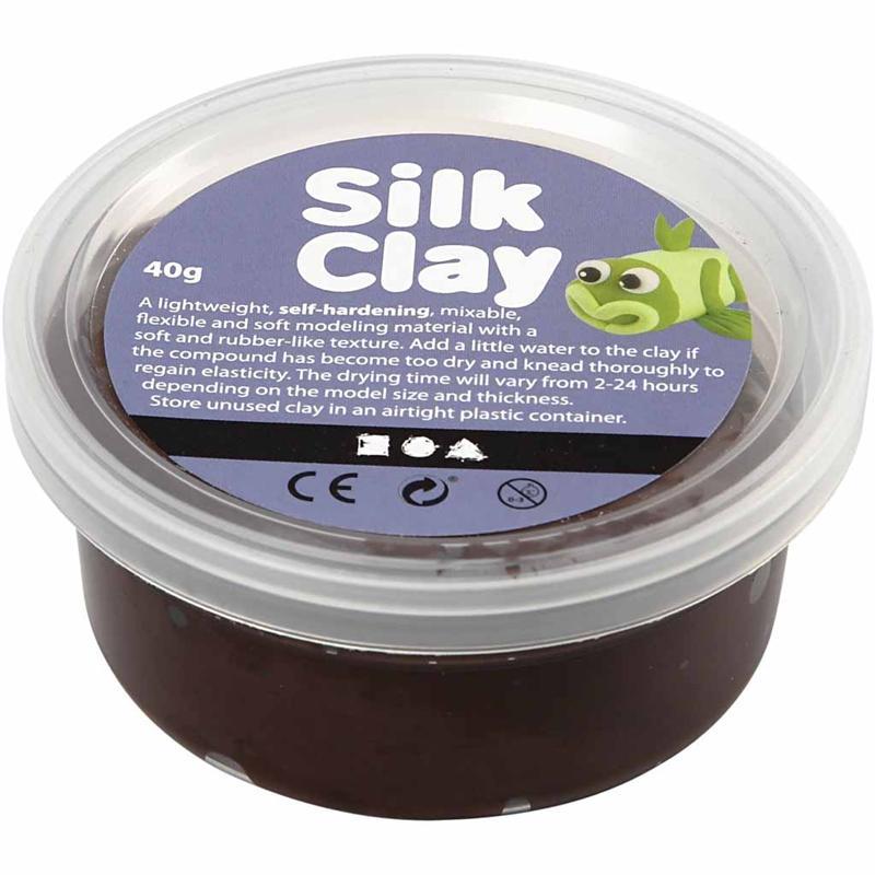 Silk Clay, Brown, 40 g - CC79123 | Craftsuprint