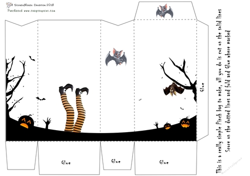 Halloween Pinch Bag blank - CUP911524_4063 | Craftsuprint