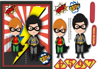 Batman and Robin to the Rescue - CUP671635_1398 | Craftsuprint