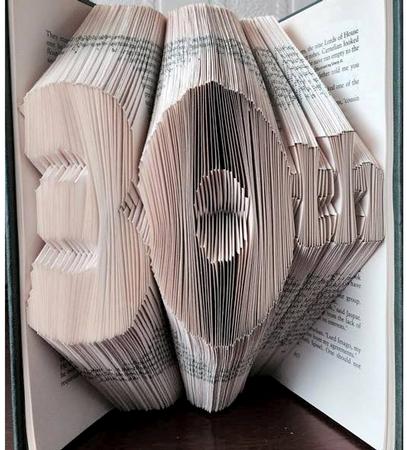 Bookami Book Folding Pattern - 30th - Bookami - 233 Fold - CUP647801_2320 ...
