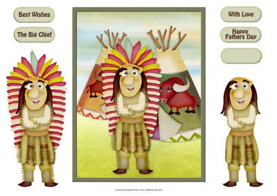 The Big Chief - CUP217503_566 | Craftsuprint