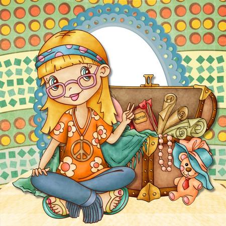 Hippy Chick - CUP643519_566 | Craftsuprint