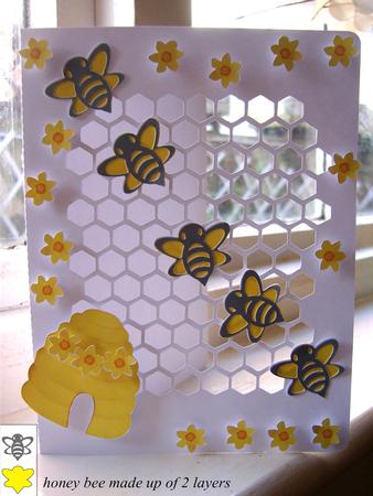 Honey Bee Card - CUP704791_198 | Craftsuprint