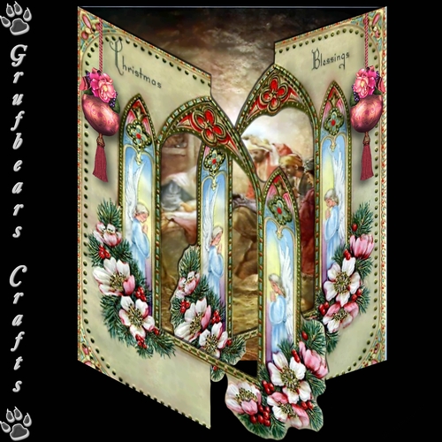 Layered Christmas - Church Window - CUP922289_76873 | Craftsuprint