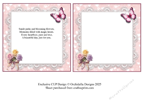 roses & Lace in Pink Inserts - CUP1367740_1459 | Craftsuprint