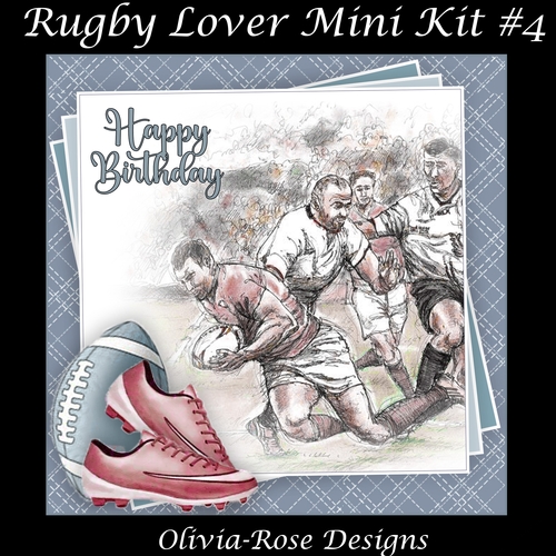 Rugby Lover Mini Kit #4 - CUP1204613_104105 | Craftsuprint