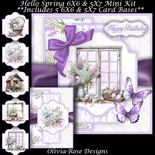 Hello Spring Mini Kit - CUP1279740_104105 | Craftsuprint