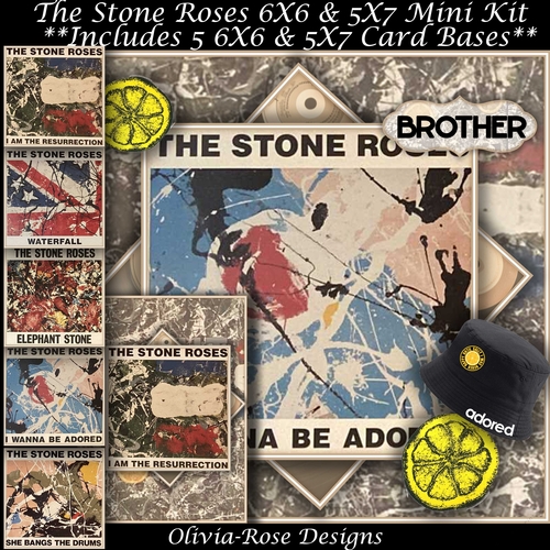 Stone Roses Cake Topper The Stone Roses Mini Kit - CUP1303618_104105 | Craftsuprint
