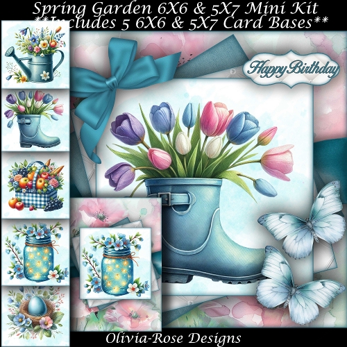 Spring Garden Mini Kit - CUP1366814_104105 | Craftsuprint