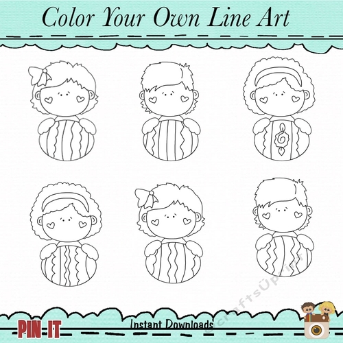 Color Your Own Easter Egg Kids Line Art - CUP868295_43589 | Craftsuprint