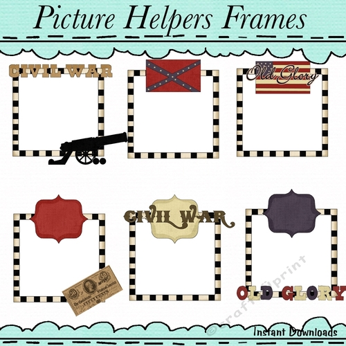 Picture Helper Civil War Frames CUP883639_43589 Craftsuprint