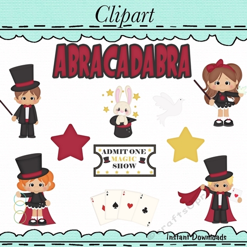 Magic Show Clip Art - CUP937424_43589 | Craftsuprint
