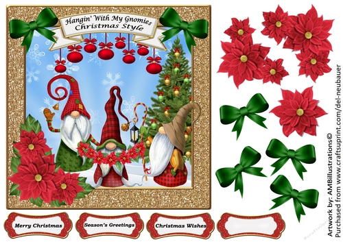 Hangin with my gnomies christmas sweater