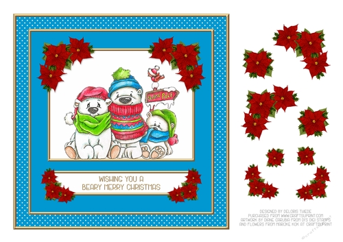 Wishing You A Beary Merry Christmas - CUP1006965_74027 | Craftsuprint