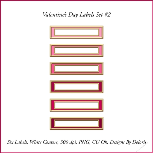 Sentiment Labels Set 2 (Valentines Day) - CUP1019608_74027 | Craftsuprint