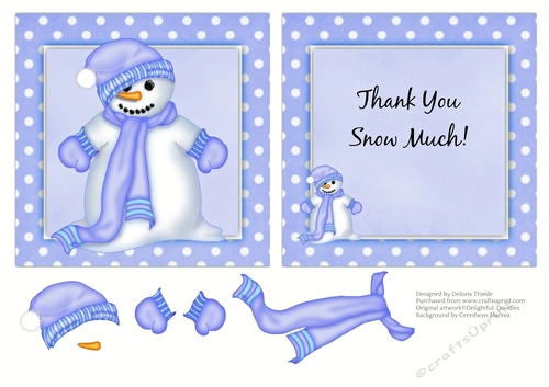 Thank You Snow Much - CUP819369_74027 | Craftsuprint