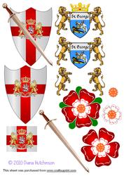 cup62709_13 - St. George's Day Toppers
