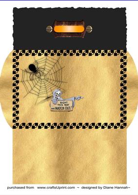 Happy Halloween Envelope - CUP234525_874 | Craftsuprint