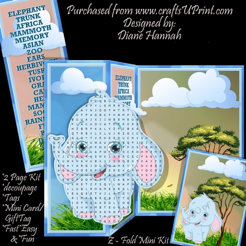 Easy Printable Elephant Word Search - Word Search Maker