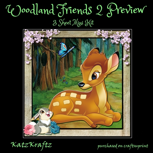 Woodland Friends 2 Mini Kit CUP781557_2248 Craftsuprint