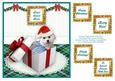Christmas Girl Puppy Dog in a Box with Assorted Greetings - CUP486637_604 | Craftsuprint