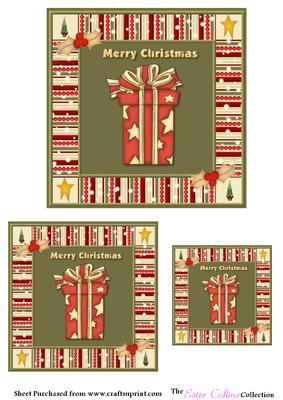 Christmas Present Toppers - CUP100120_176 | Craftsuprint