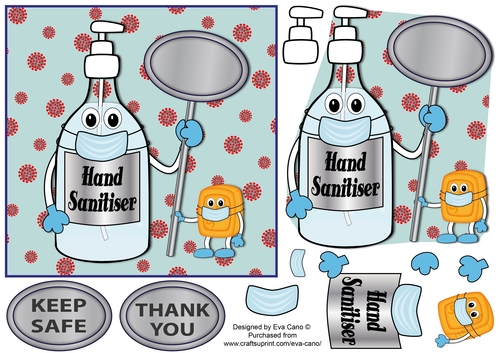 Keep Safe topper 2 - CUP1039682_750 | Craftsuprint