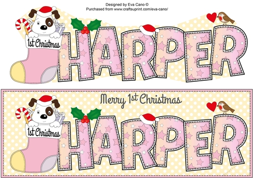 Patch 1st Xmas Harper Large Dl Cup1178822750 Craftsuprint 