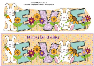 Bunny Rabbits Eve Large Dl - CUP549910_750 | Craftsuprint