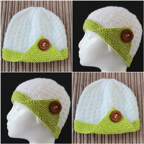 Knitting Pattern Ladies Hat Beanie Uk Usa Terms Pdf 398