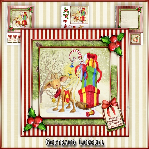 Card Topper with matching insert christmas 1010 CUP741742_2166