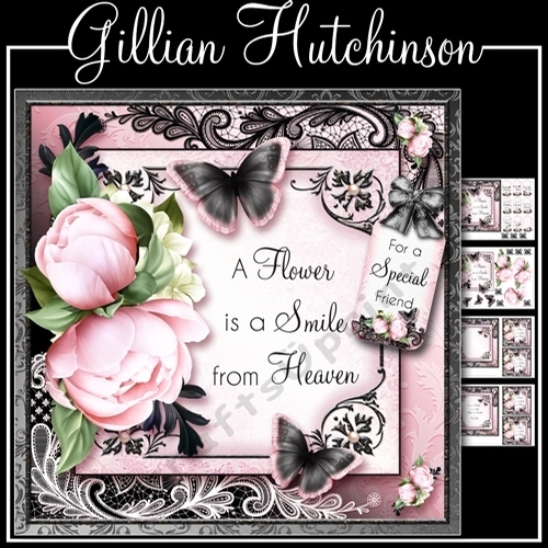 Delicate Words A Smile from Heaven CUP798451_1443 Craftsuprint