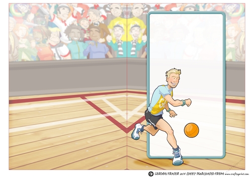 Netball Dude Insert - CUP1059305_437 | Craftsuprint