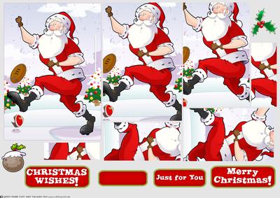 Rugby Santa Dude Pyramid - CUP492750_437 | Craftsuprint