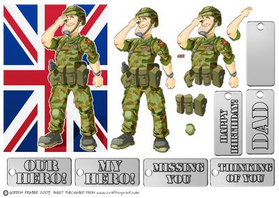 British Army Dude. - CUP76808_437 | Craftsuprint