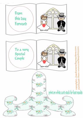 Bride and Groom Sheet 2 - CUP15740_107 | Craftsuprint