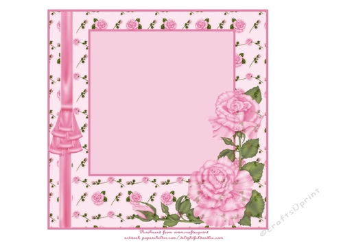 Pretty in pink insert - CUP714063_107 | Craftsuprint