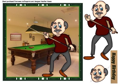 a snooker birthday wish - CUP838651_107 | Craftsuprint