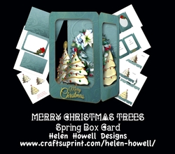 cup1003842_37881 - Merry Christmas Trees Spring Box Card